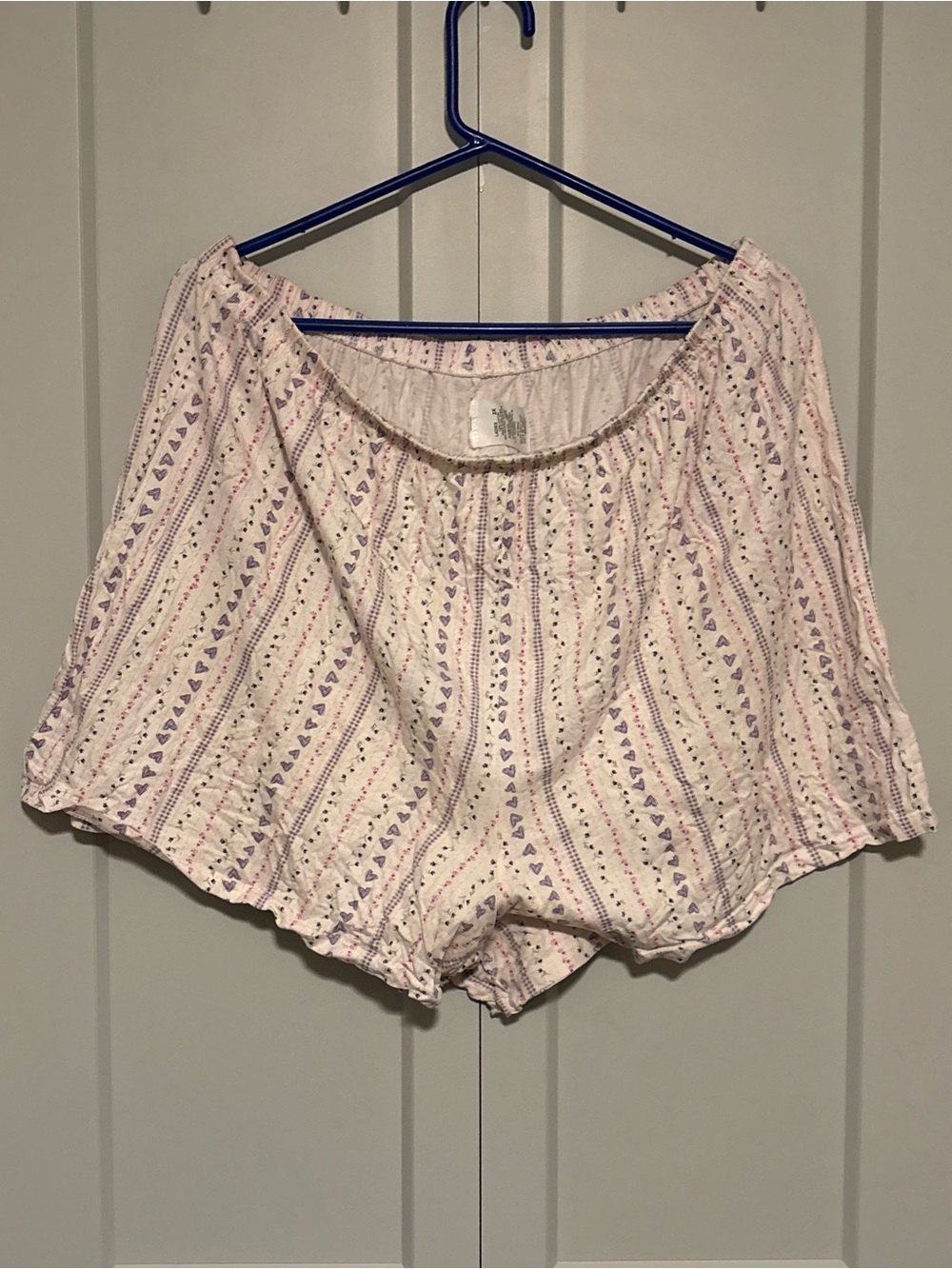Light Pink Printed Lounge Shorts